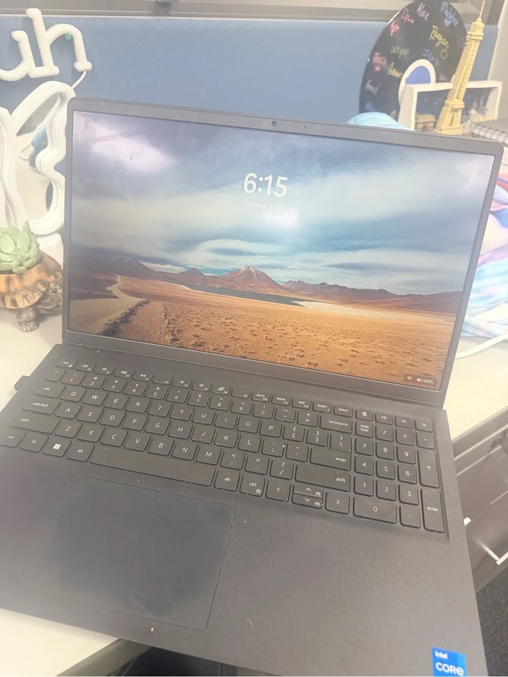 Dell Matte Gray Laptop Top - Professional Notebook-barely used